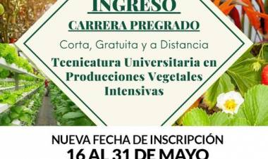 UNMdP-CREUS: Tecnicatura Universitaria en producciones vegetales intensivas 