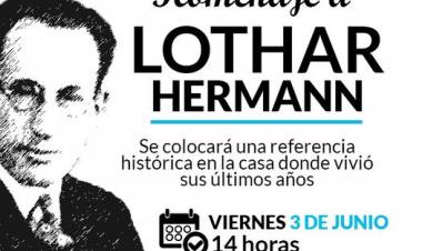 Homenaje a Lothar Hermann: se colocará una referencia histórica en la casa donde vivió sus últimos años