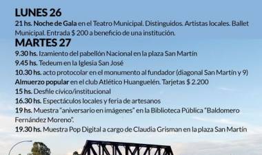 Huanguelén ya palpita su 110° aniversario