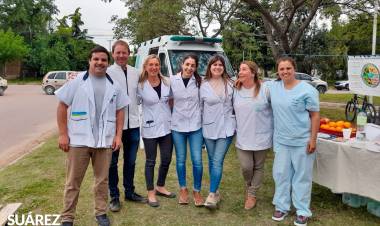 El CAPS a la Plaza: La comunidad de Villa Belgrano se sumó a la jornada de prevención y promoción de la salud