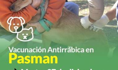 Campaña de vacunación antirrábica en Pasman