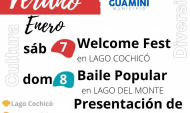 Diversas actividades en la localidad de Guamini