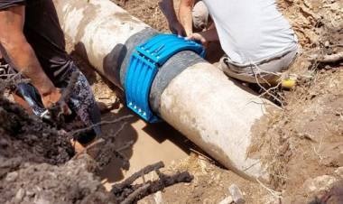  ¡Se avanzó en el arreglo del caño de impulsión!