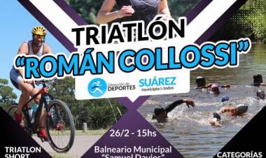 Se correra el “Triatlón Román Collossi”