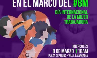 Encuentro-taller e inauguración de un mural en el marco del #8M Día Internacional de la Mujer Trabajadora 