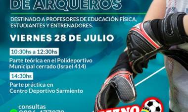 Capacitación de arqueros en el Polideportivo