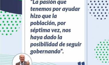 Ricardo Moccero juró por su pueblo y en memoria de su padre, Domingo Moccero