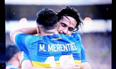 Con goles de Cavani y Merentiel, Boca le ganó a River y avanzó a semifinales