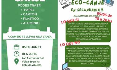 EcoCanje en el marco del Dia Mundial del Ambiente