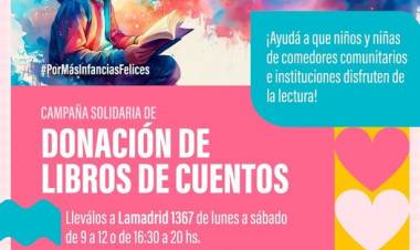 “Juego de Letras” invita a donar libros para los más pequeños