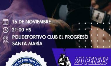 TERCER FESTIVAL DE BOXEO EN SANTA MARIA