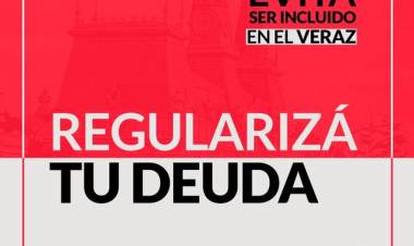 ¡Evitá el Veraz! Regularizá tus tasas municipales
