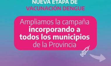 NUEVA ETAPA EN LA VACUNACIÓN CONTRA EL DENGUE