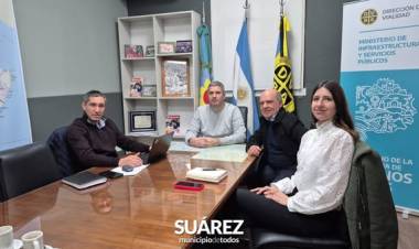 Importante reunión en vialidad provincial