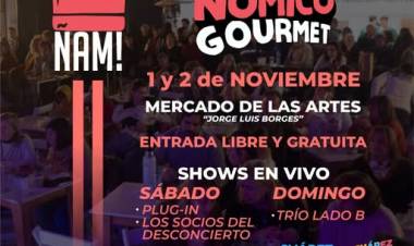 Se viene el 4º Paseo Gastronómico Gourmet ÑAM!