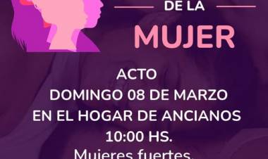 Huanguelén conmemora el Día Internacional de la Mujer