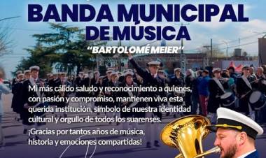 ¡Felices 66 años, Banda Municipal de Música “Bartolomé Meier”!