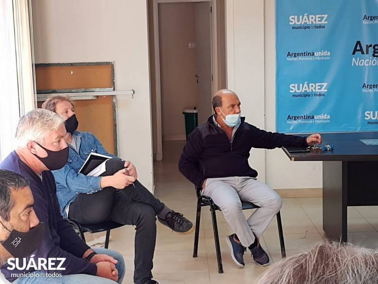 Moccero se reunió con los presidentes de los clubes del distrito
