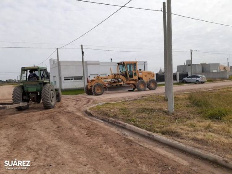 Mantenimiento de calles en Pueblo Santa Trinidad⠀