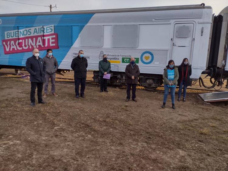 Llegó el " Tren Sanitario a Coronel Suárez