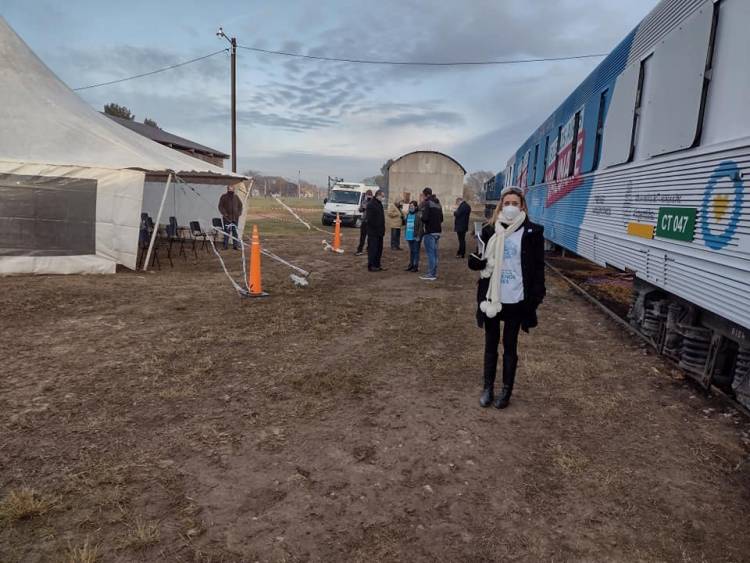Llegó el " Tren Sanitario a Coronel Suárez