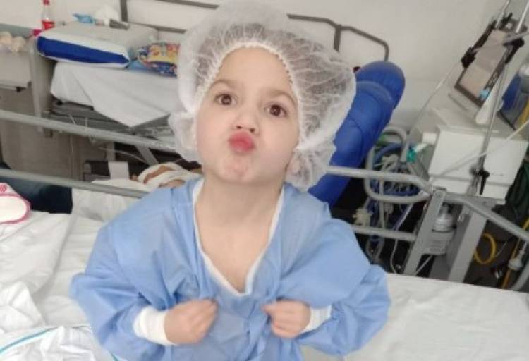Operaron con éxito a Francesca