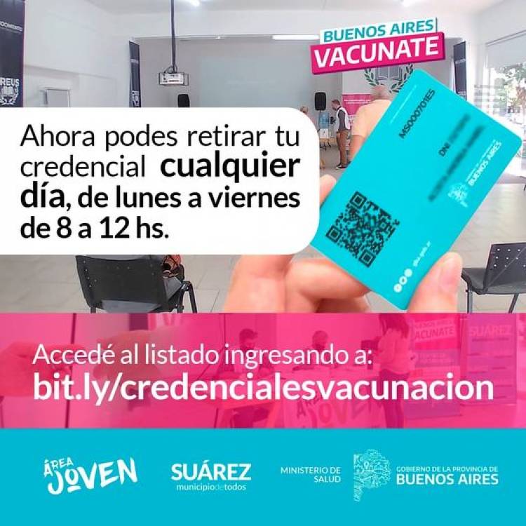 ¡Atención! Desde hoy ''Lunes 25 de Octubre'' la entrega de credenciales no es más por orden alfabético