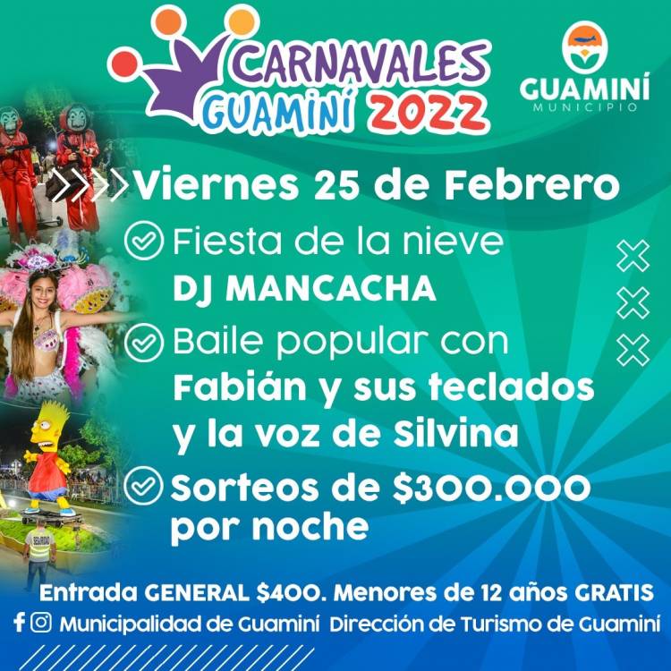 Último fin de semana de CARNAVALES 2022