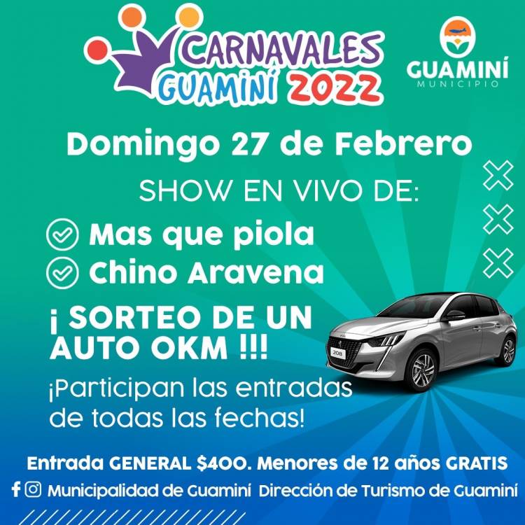 Último fin de semana de CARNAVALES 2022