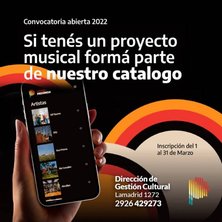 Reapertura de Código Provincia para artistas musicales y murgas