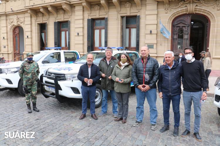 Visita del Ministro Sergio Berni a Cnel. Suárez