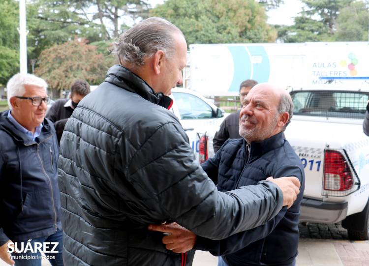 Visita del Ministro Sergio Berni a Cnel. Suárez