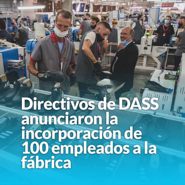 Directivos de DASS anunciaron la incorporación de 100 empleados a la fábrica