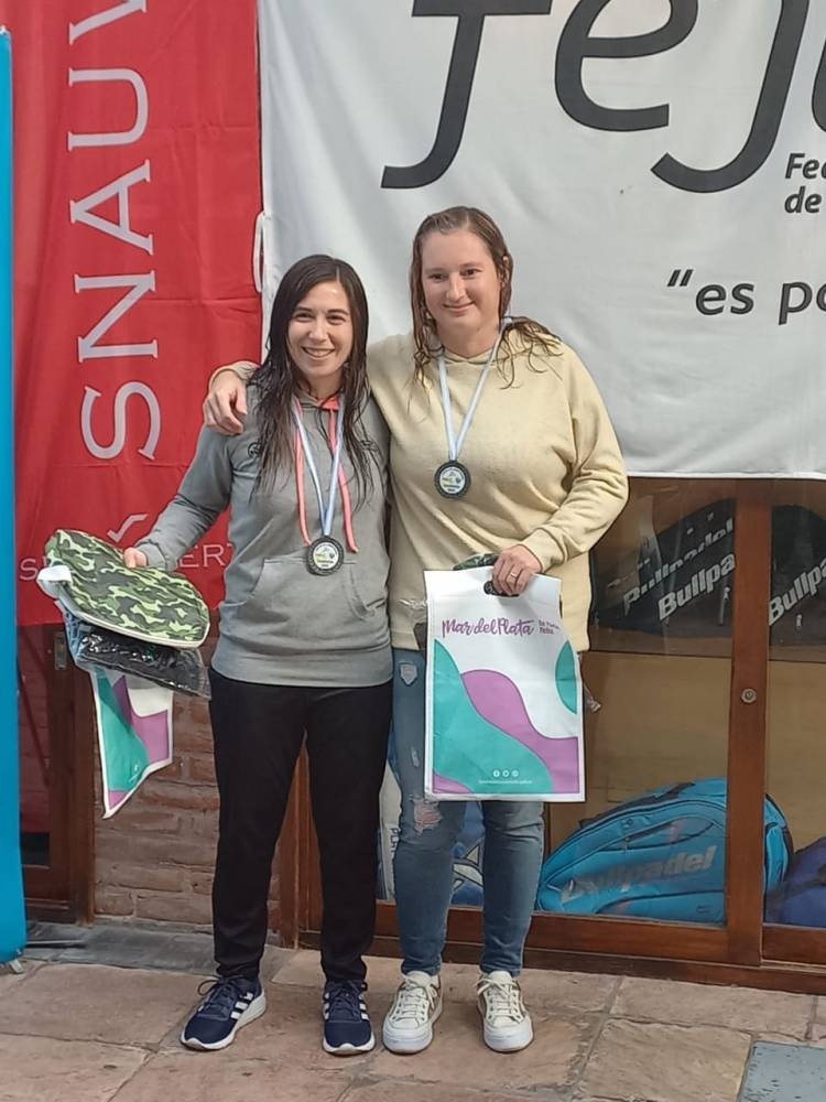 Cecilia Orbiscay y Joha Di Nezio Dabadie- Campeonas en Padel