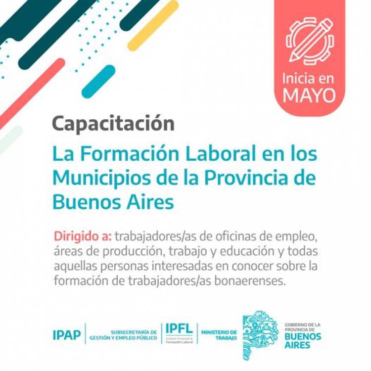 Capacitación virtual de IPAP (Jefatura de Gabinete de Ministros) e IPFL (Ministerio de Trabajo)