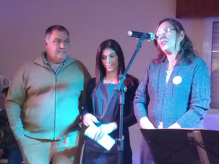 Peña solidaria para el Hogar de Ancianos Domingo Goñi.