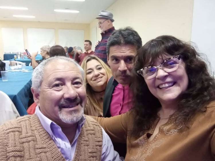 Peña solidaria para el Hogar de Ancianos Domingo Goñi.