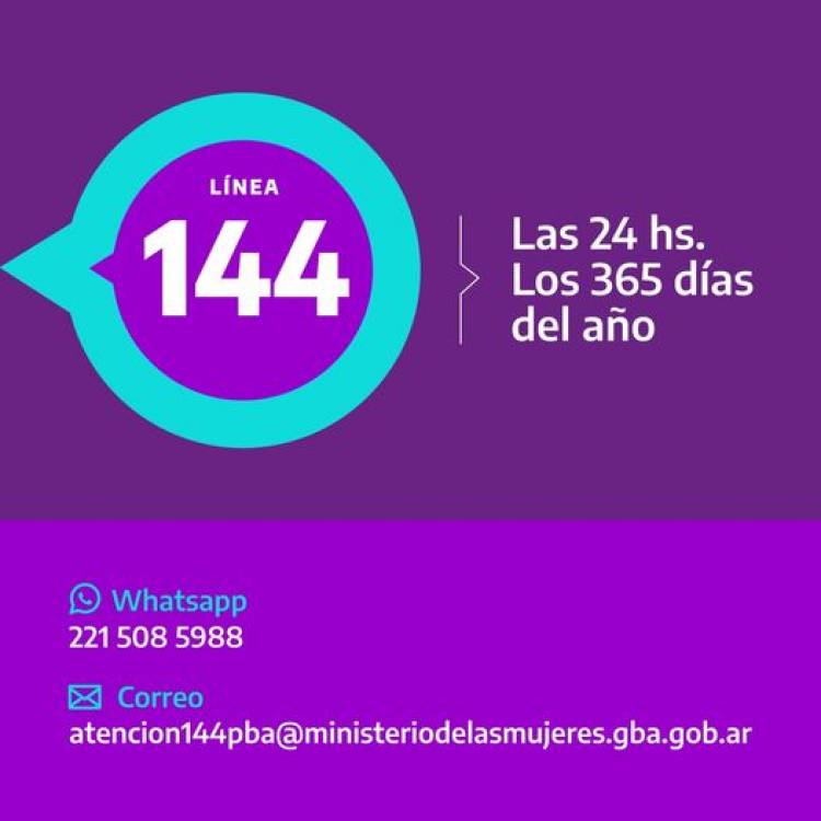 Línea 144: atención telefónica en situaciones de violencia por razones de género 