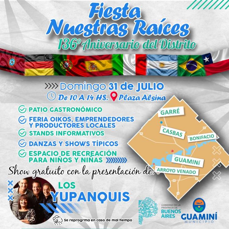 Celebramos entre todos el 136° Aniversario de Guamini