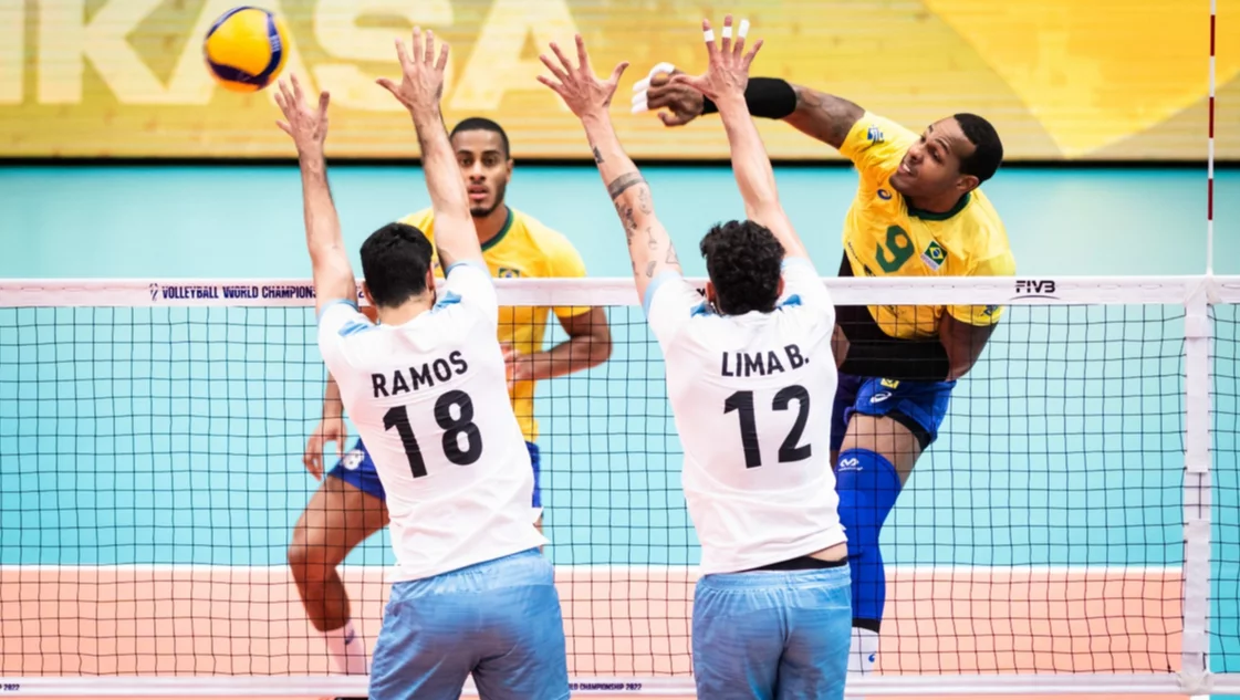 Mundial de Vóleibol: Brasil le puso freno a la ilusión de la Argentina