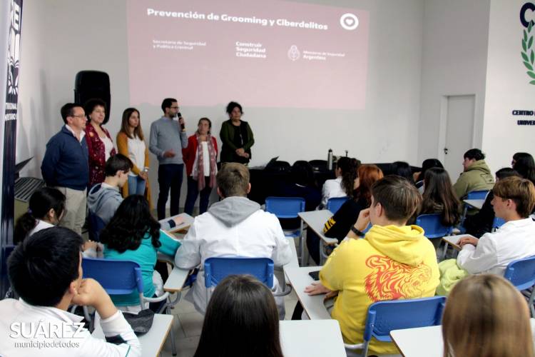 El programa “Construir Seguridad Ciudadana” realizó diversos talleres con alumnos del nivel Secundario