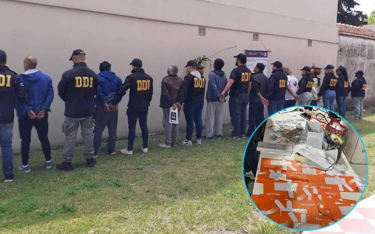Megaoperativo contra ciberestafadores en la Provincia: 40 detenidos