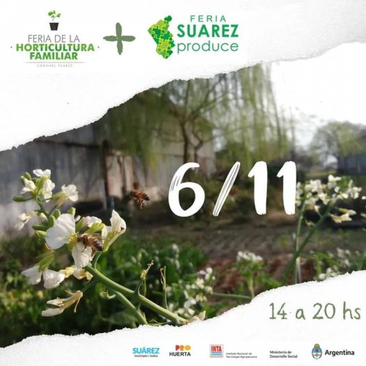 Este domingo estamos de festejo!!! XXIII Feria de de la Horticultura Familiar + Suárez Produce