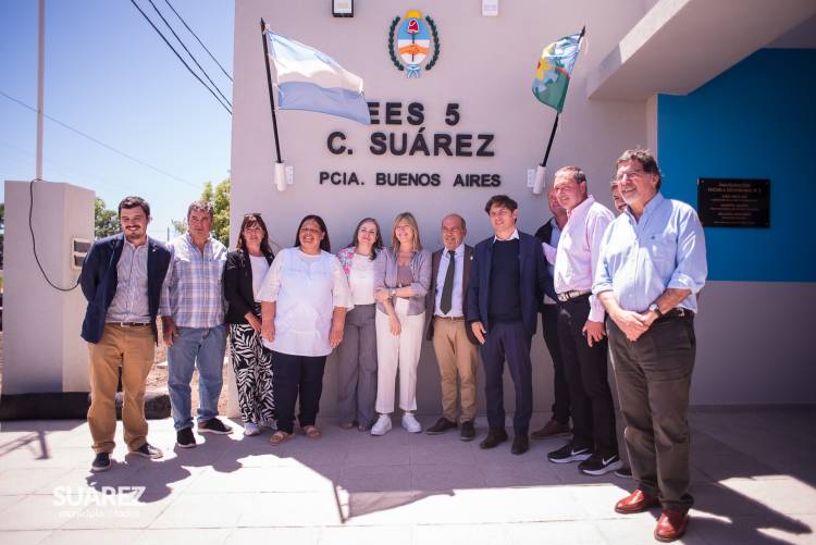 Se inauguró el nuevo edificio de la Escuela Secundaria N°5 de Santa Trinidad