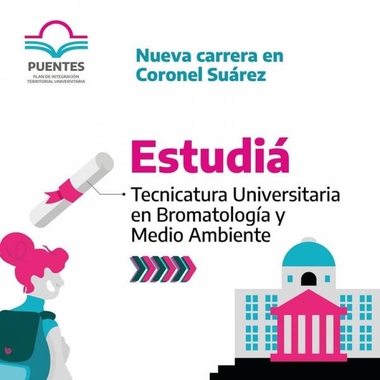 Estudiá en Coronel Suárez: Tecnicatura Universitaria en Bromatología y Medioambien