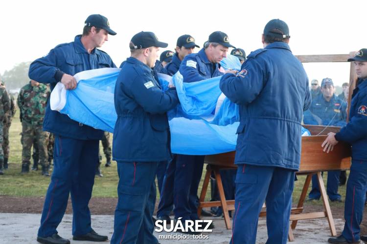El pueblo Malvinero de Coronel Suárez se sumó al reconocimiento de los héroes de la Gesta del Atlántico Sur