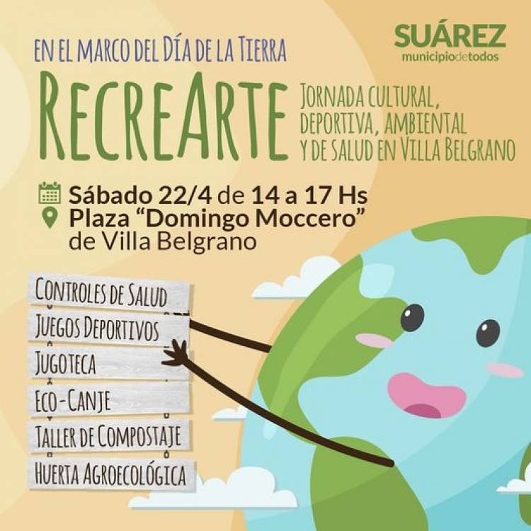 RecreArte: Jornada cultural, deportiva, ambiental y de salud en Villa Belgrano