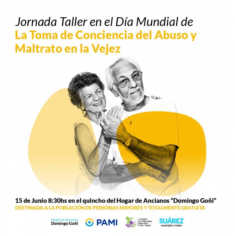 Jornada Taller en el Día Mundial de la Toma de Conciencia del Abuso y Maltrato en la Vejez