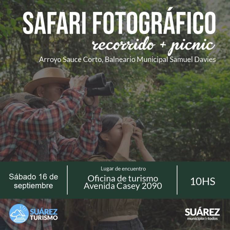 Safari fotográfico recorriendo el arroyo Sauce Corto
