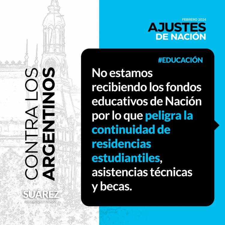 Moccero analizó cómo las políticas de ajuste de Milei atentan directamente contra nuestro Municipio